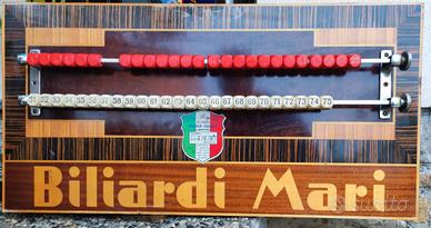 Segnapunti "BILIARDI MARI anni 80"