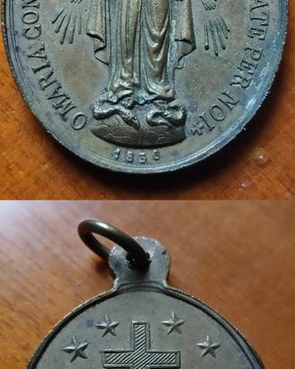 Medaglia ottocentesca Maria Vergine
