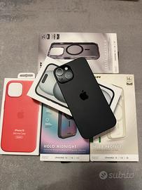 iPhone 15 128GB ⚫️ + Cover