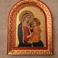 Quadretto immagine sacra della Madonna con Bambino