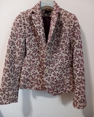 Giacca beige e bordeaux