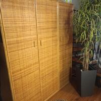 armadio tre ante bambù H175 L 151 P 52 