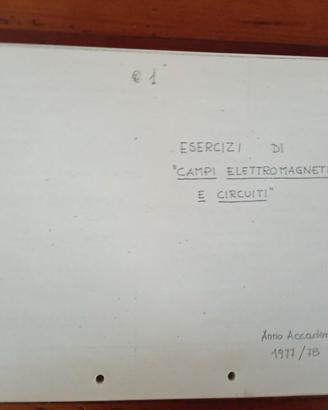 Esercizi di Campi elettromagnetici e circuiti