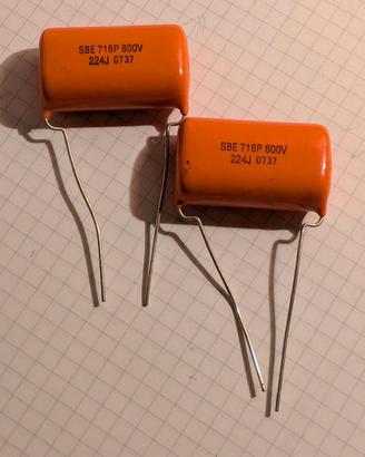 Condensatori Sprague Orange drop
