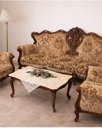 Salotto stile barocco vintage