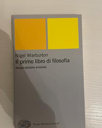 il primo libro di filosofia