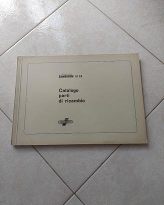 Catalogo ricambi originale Lambretta 150 fd, 1957