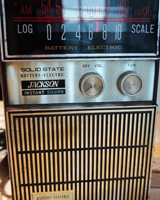 radio vintage Jackson solid state 