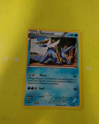 Carta Pokemon SAMUROTT del 2011