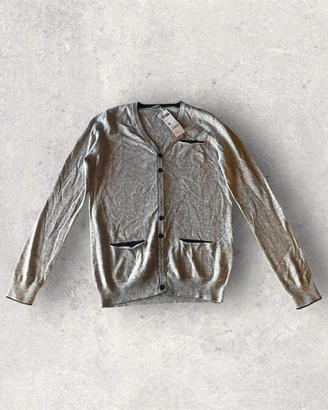 Benetton Cardigan Con Scollo V