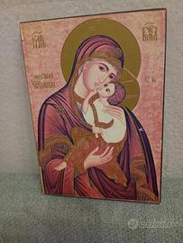 icona ortodossa Madonna con bambino 