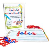 Lettere Montessori, Alfabeto Scuola Minuscole. Imp