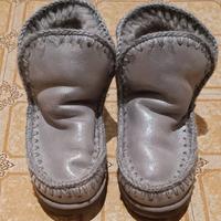 Mou boots color argento numero 40