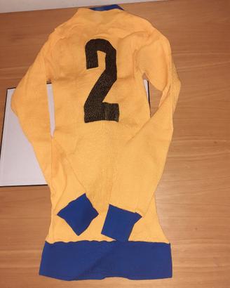 Maglie Calcio anni 60/70 Lanetta Giallo BluSEB 4-M