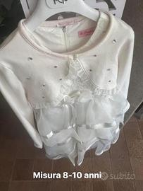 Abito cerimonia 8-10 anni Bambina