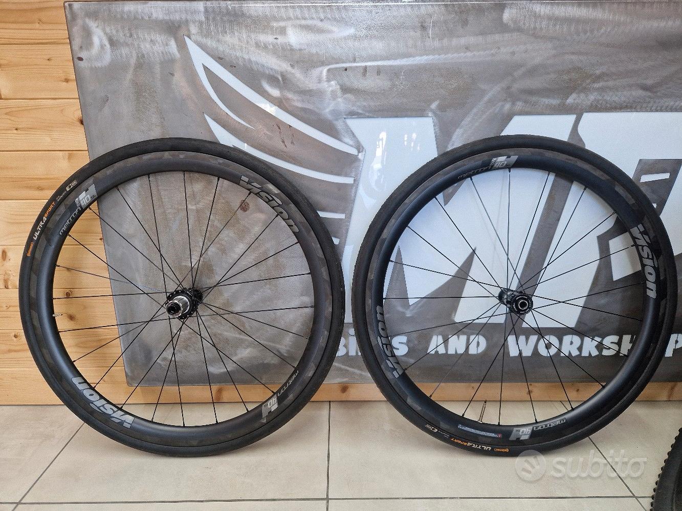 Carbonio Ruote Vision Metron 40 Copertoncino Ruote Vision Vision Metron 40  Prezzo Coppia Ruote In Carbonio