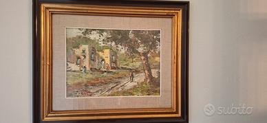 Pittura ad olio soggetto campestre
tlo "Marina