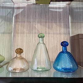 Ampolle/Vasi in Vetro Soffiato di murano Salviati