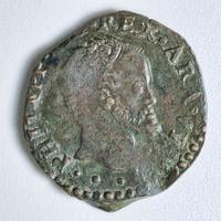 Moneta 1 Tornese Filippo II Regno di Napoli