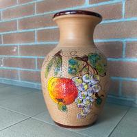 Vaso  in terracotta decorato