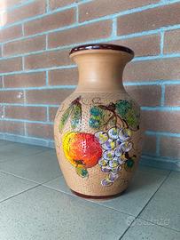 Vaso  in terracotta decorato