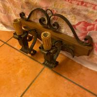 Applique Ferro Battuto e Legno