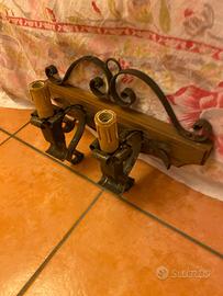 Applique Ferro Battuto e Legno