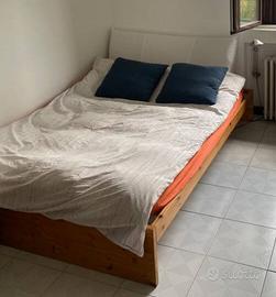 Letto legno 140x200 + materasso Plinio il Giovane