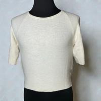 Maglia a Maniche a 3/4 in Misto Cashmere e Angora