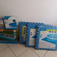 piscina gonfiabile nuova con accessori 