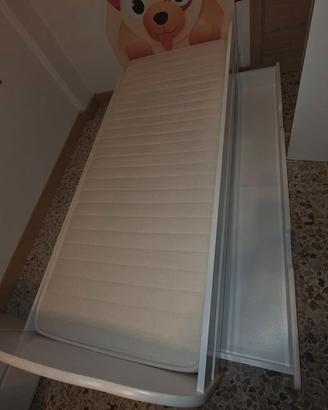 letto singolo con contenitore 180x80cm