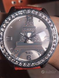 orologio da polso Tour Eiffel con diamantini 