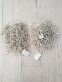 Lotto 2 catene luci Dajiazu bianco freddo Led