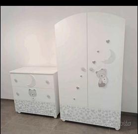 Armadio e cassettiera Pali moon