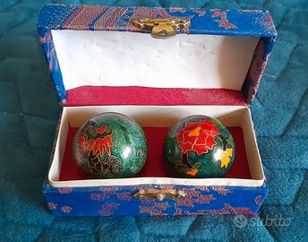 Sfere cinesi BAODING, smaltate