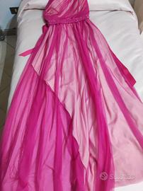 abito Relish fucsia in tulle 