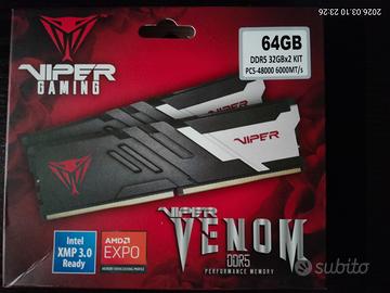 64gb DDR5 6000 CL30 Patriot Viper Venom