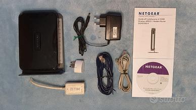 Modem Router Netgear N300 - DGN2200v4 Wireless