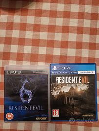 resident evil 6 e 7