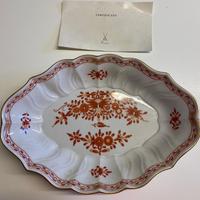 VASSOIO OVALE PORCELLANA MEISSEN 38CM ORIGINALE