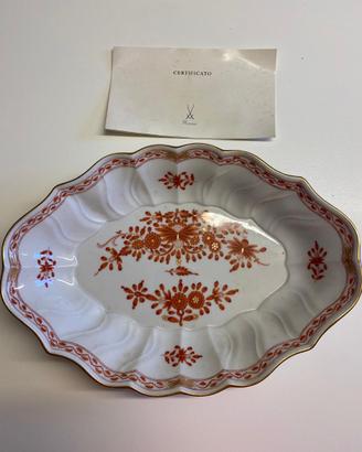 VASSOIO OVALE PORCELLANA MEISSEN 38CM ORIGINALE