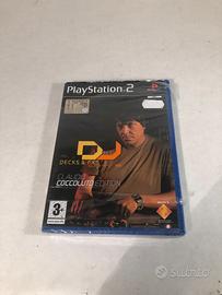 DJ DECKS & FX Claudio Coccoluto PS2 Sigillato