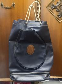 Zaino tennis in pelle trussardi
