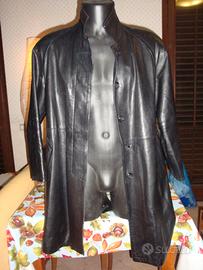 Cappotto 3/4 in pelle modello Matrix Brand Modapel