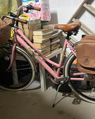 Bici donna rosa via veneto vintage