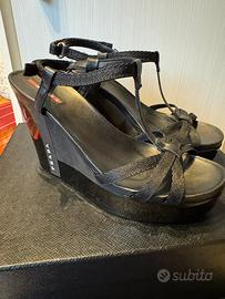 Sandali legno  Prada donna  n. 38.5 da risuolare