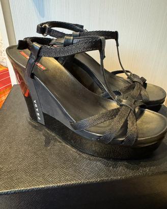 Sandali legno  Prada donna  n. 38.5 da risuolare