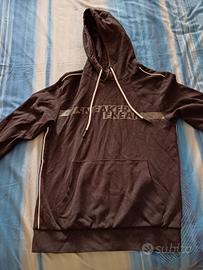 Felpa con Cappuccio Sneaker Freak nera taglia S 