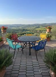 Set di 5 sedie Vintage