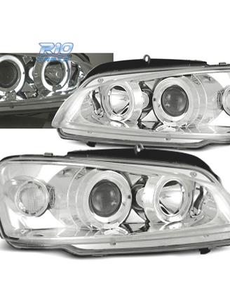 FARI PEUGEOT 106 96-03 ANGEL EYES FONDO CROMATO